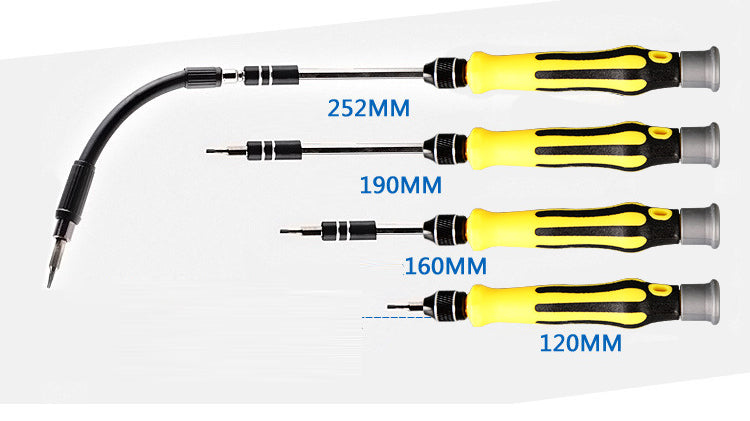 KAISI 45 in 1 Multi-function Precision Screwdriver Repair Tools with Extension Rod