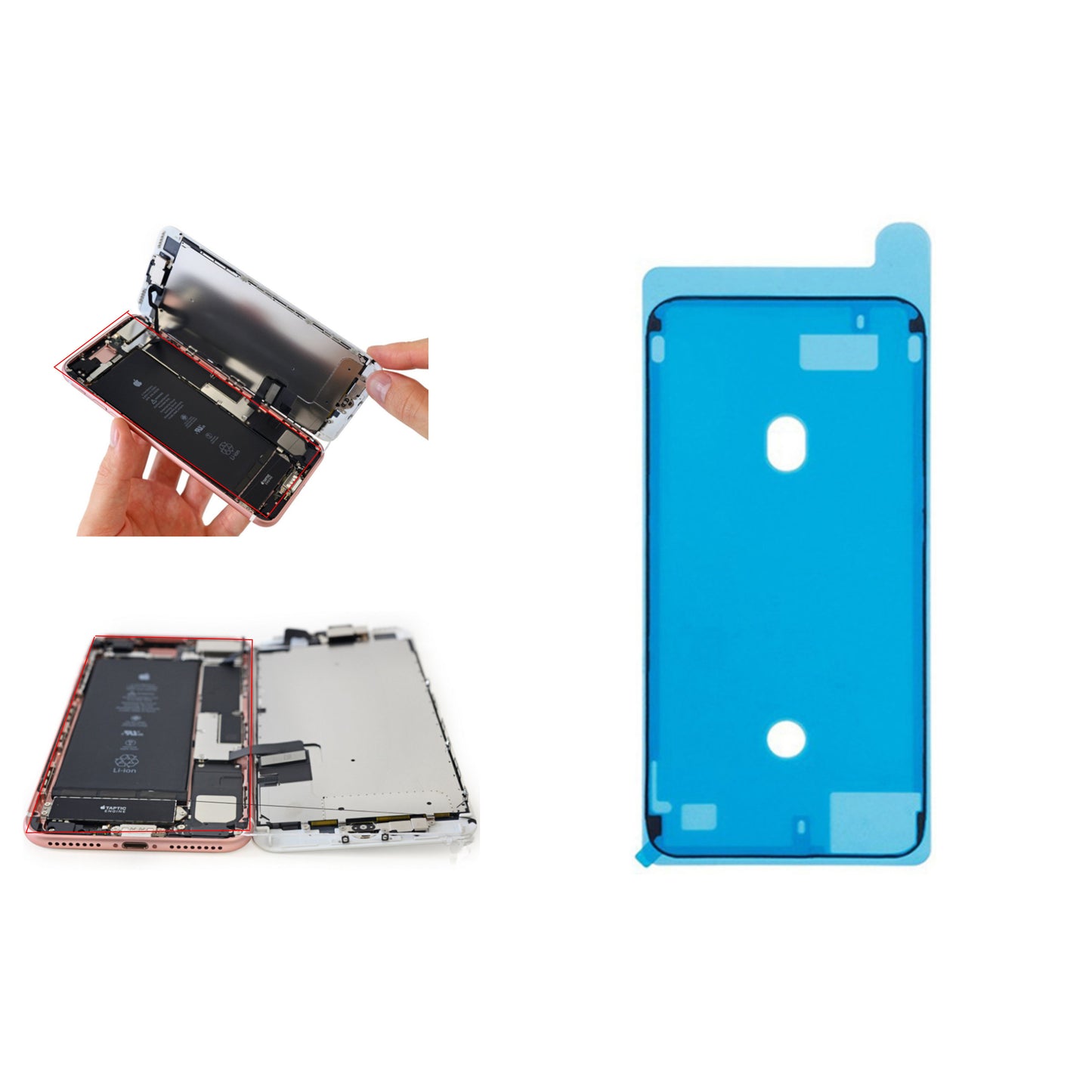 JF-8162 9-in-1 Battery Adhesive Sticker + Waterproof Adhesive Sticker Screwdriver Pry Repair Tool Kit for iPhone 8 4.7