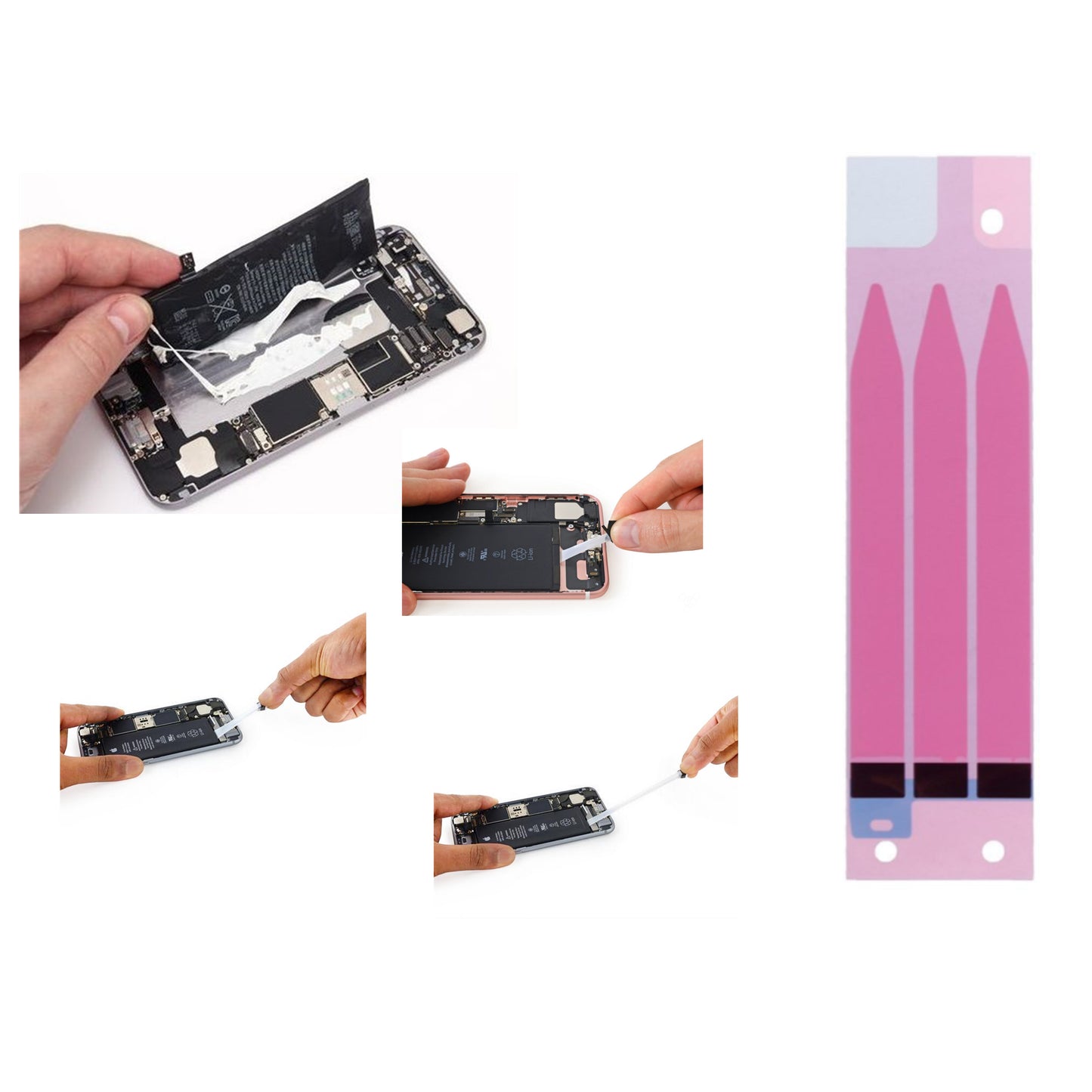 JF-8162 9-in-1 Battery Adhesive Sticker + Waterproof Adhesive Sticker Screwdriver Pry Repair Tool Kit for iPhone 8 4.7