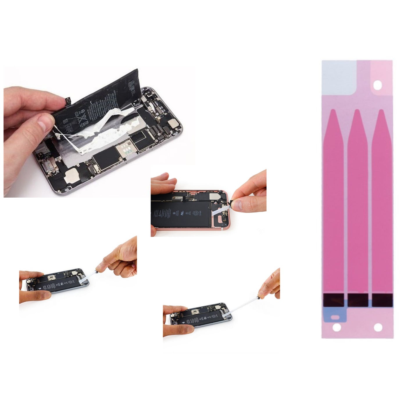 JF-8163 7-in-1 Battery Adhesive Sticker Screwdriver Repair Tool Set for iPhone 8 Plus