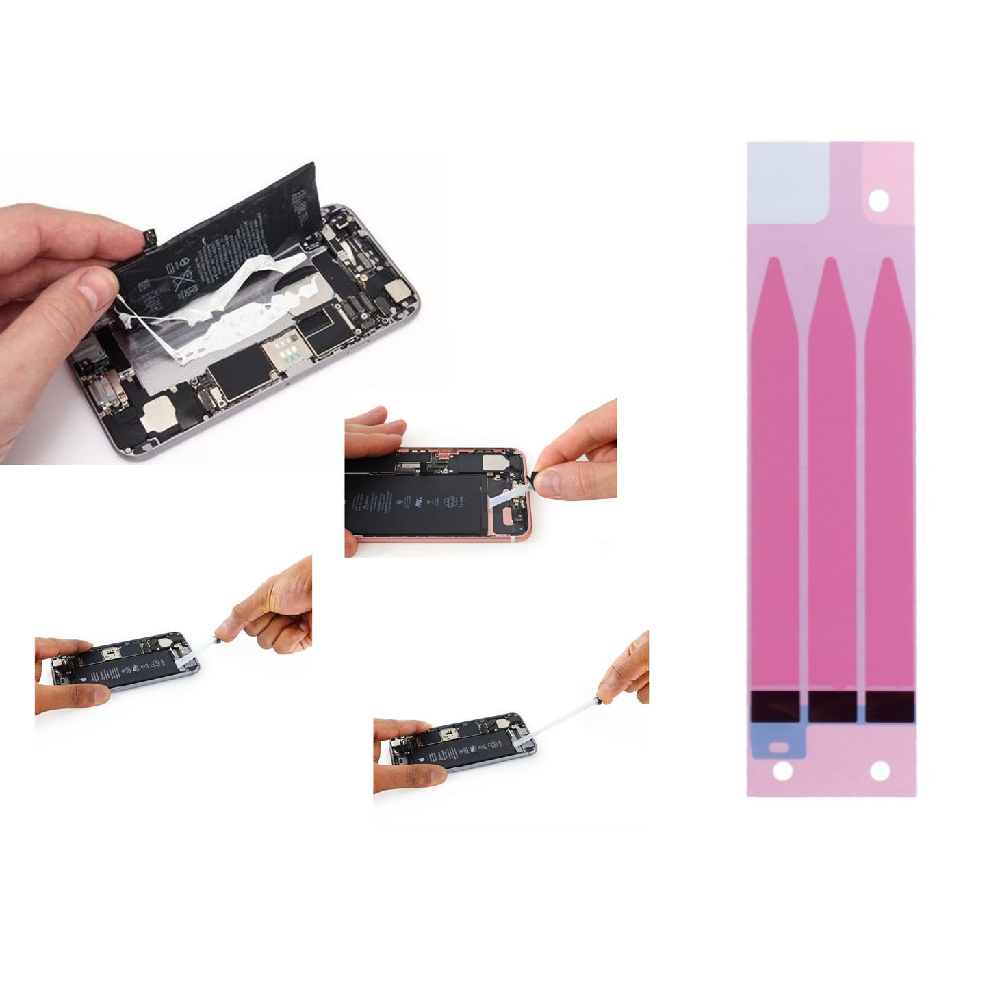 JF-8164 8-in-1 Battery Adhesive Sticker + Waterproof Adhesive Sticker Screwdriver Repair Tool Kit for iPhone 8 4.7 Battery