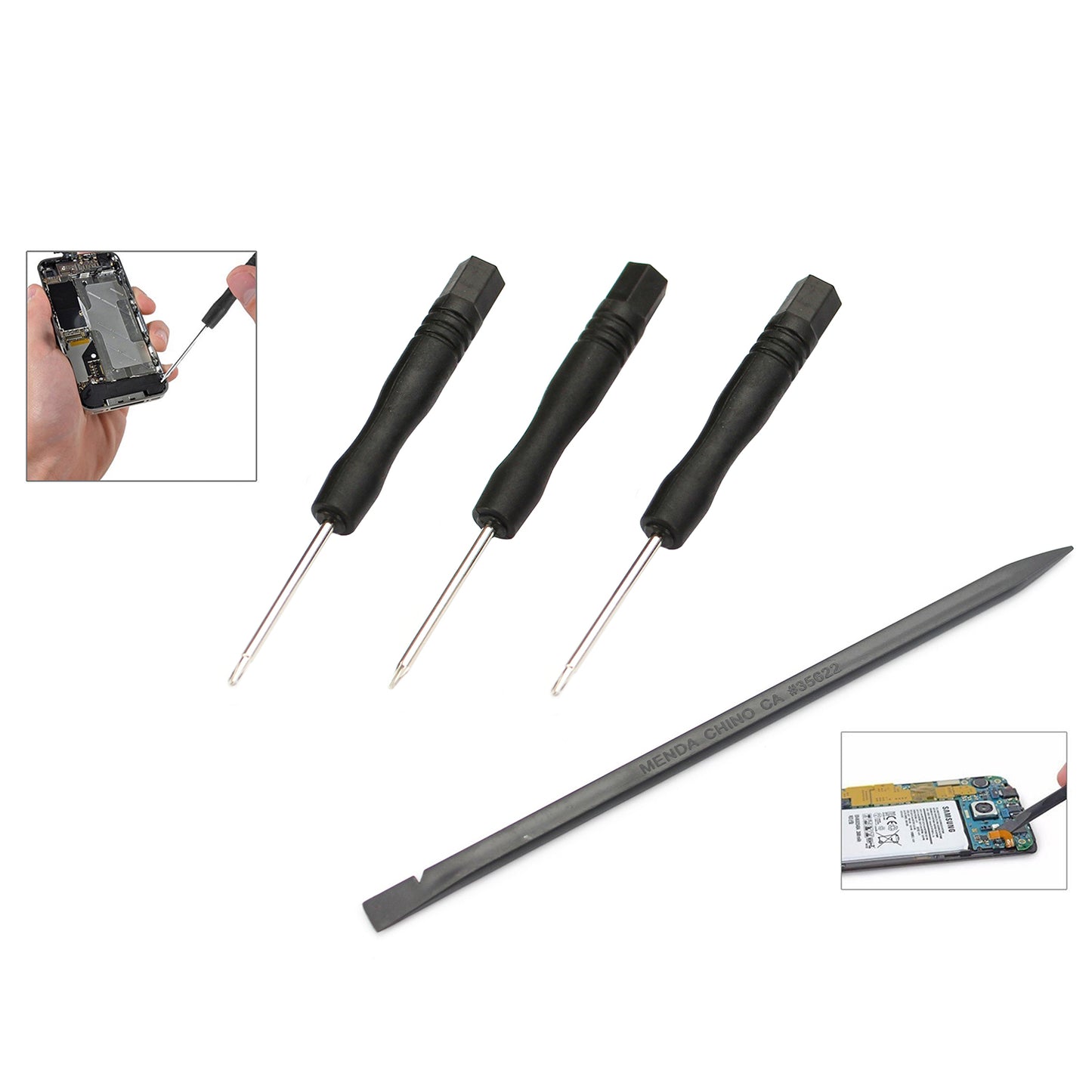 JF-8161 8-in-1 Battery Adhesive Sticker Screwdriver Repair Tool Set for iPhone 8/7/6s/6 4.7 inch