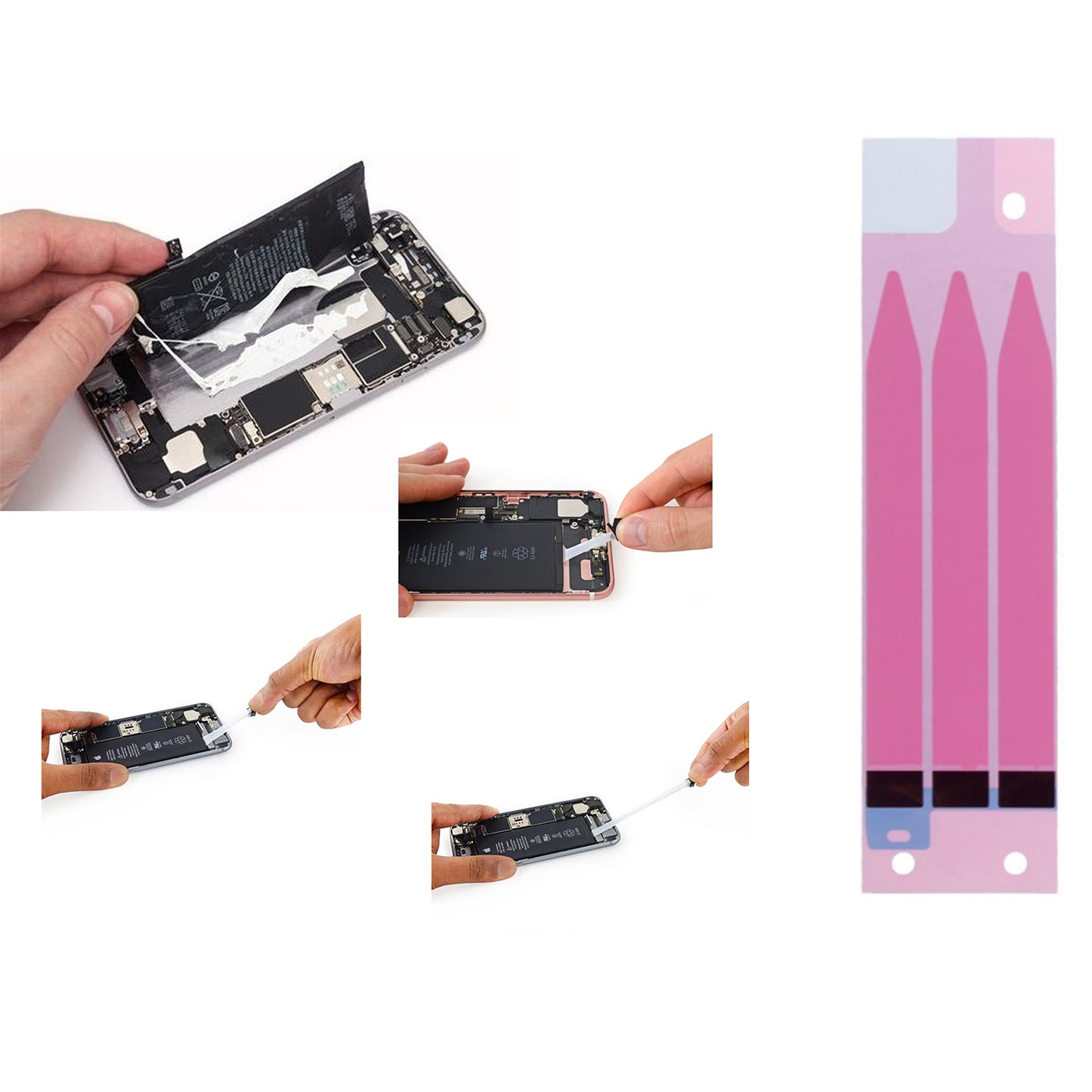JF-8161 8-in-1 Battery Adhesive Sticker Screwdriver Repair Tool Set for iPhone 8/7/6s/6 4.7 inch