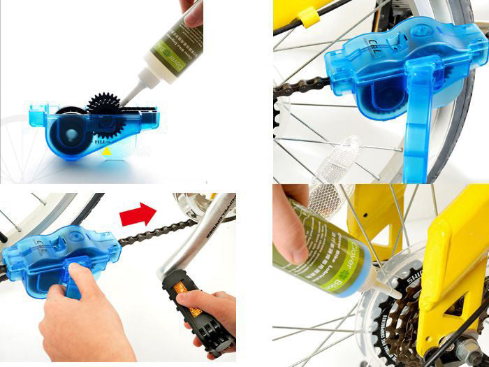 Aotu Bike Maintenance Care Cleaner Accessories Portable Bicycle Chain Cleaner