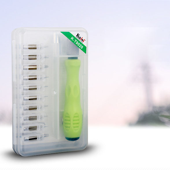 K-T9020 Disassemble Screwdriver Repairing Tool Set with 20 Bits for Mobile Phone