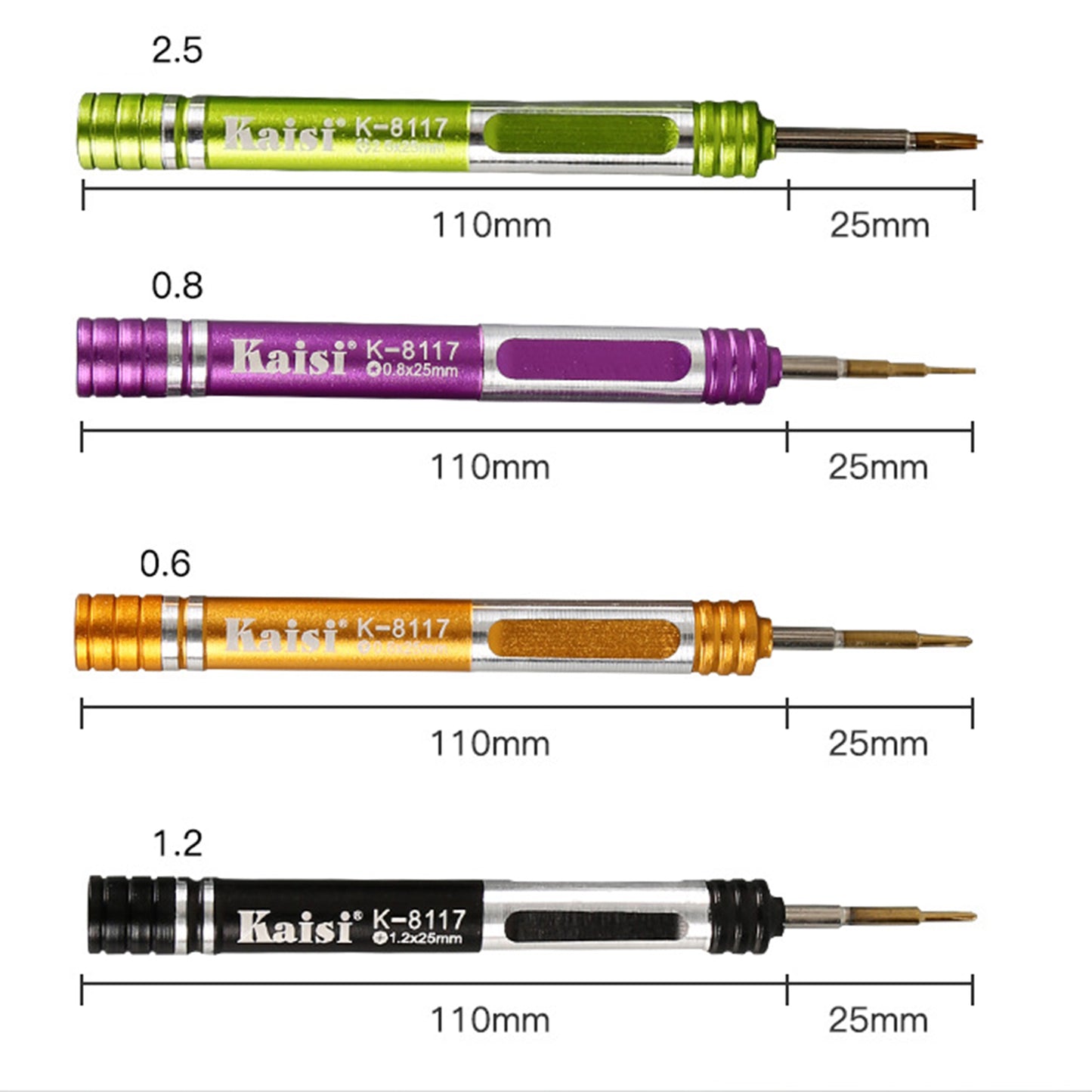 KAISI 7-in-1 Professional Screwdriver Repair Tool Disassemble Set for iPhone 7