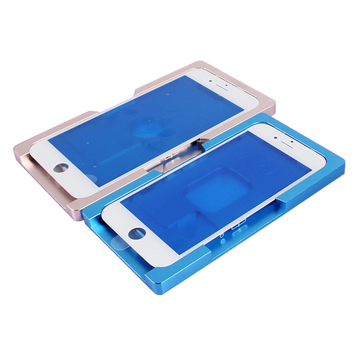 Front Screen Glass Lens with Frame Aluminum Alloy Laminating Aligning Mould for iPhone 5s/5