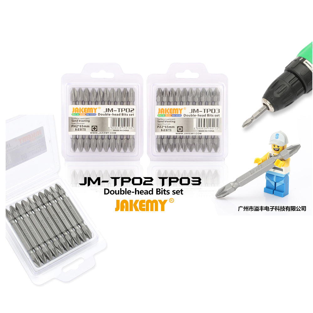 Jakemy Double-head Phillips PH2 Screwdriver Bits