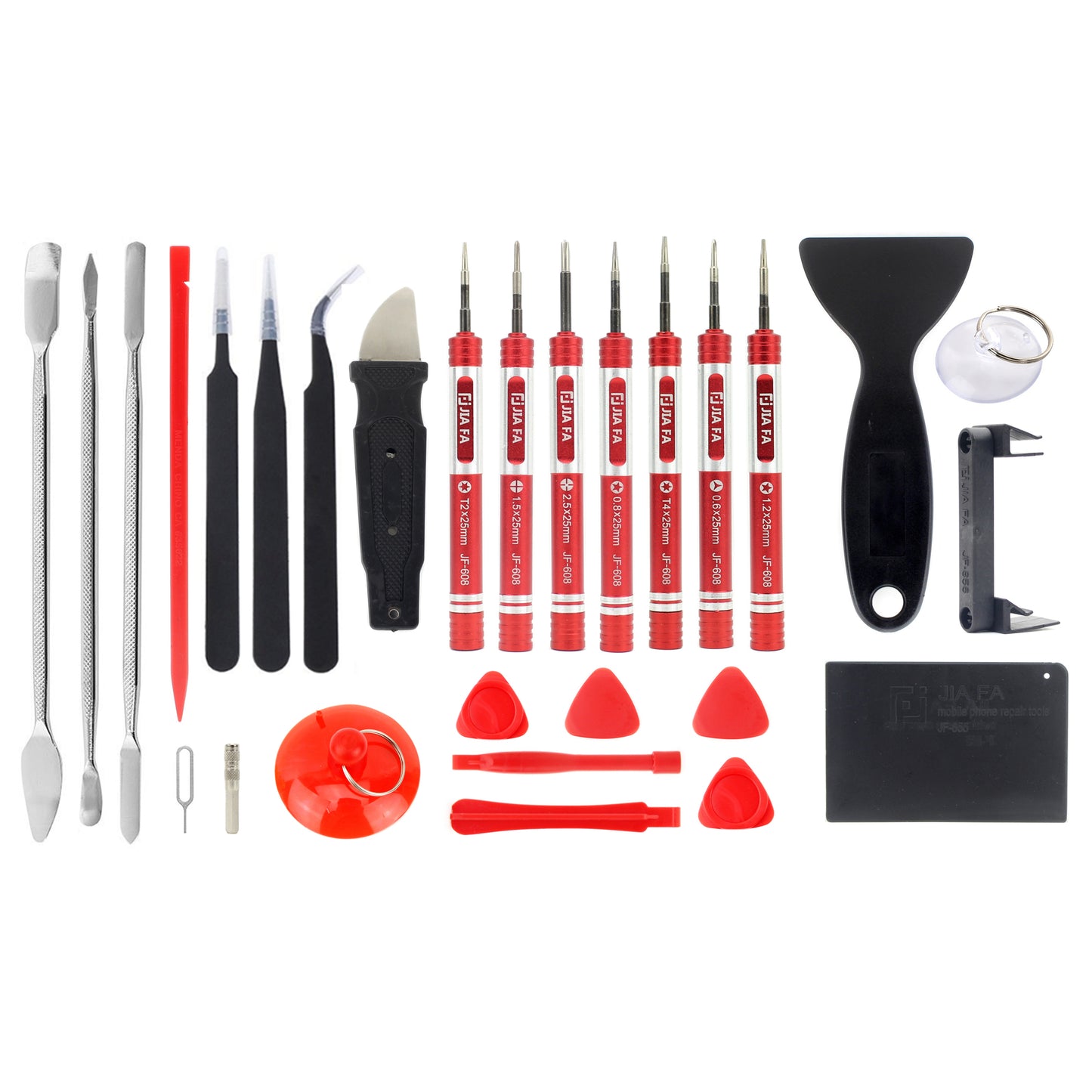 JF-8175 28 in 1 Screwdrivers Repair Opening Pry Tool Kit for MacBook Mobile Phones