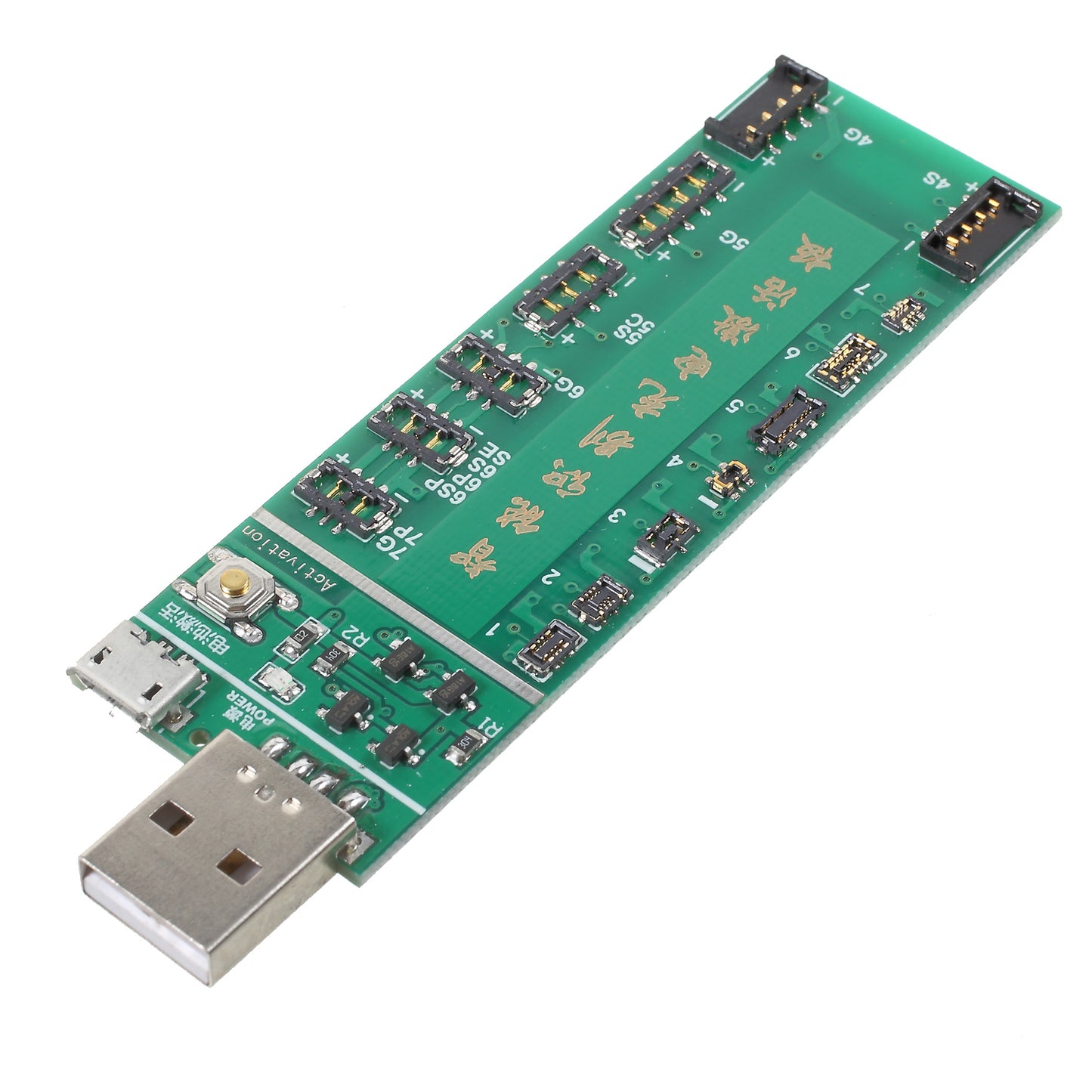 W222 Professional Battery Charging Activation Plate with Micro USB Cable for iPhone Batteries