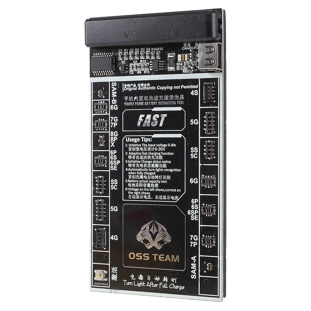 W218 Professional Battery Fast Charger Activated Board Circuit Tester Plate Tool