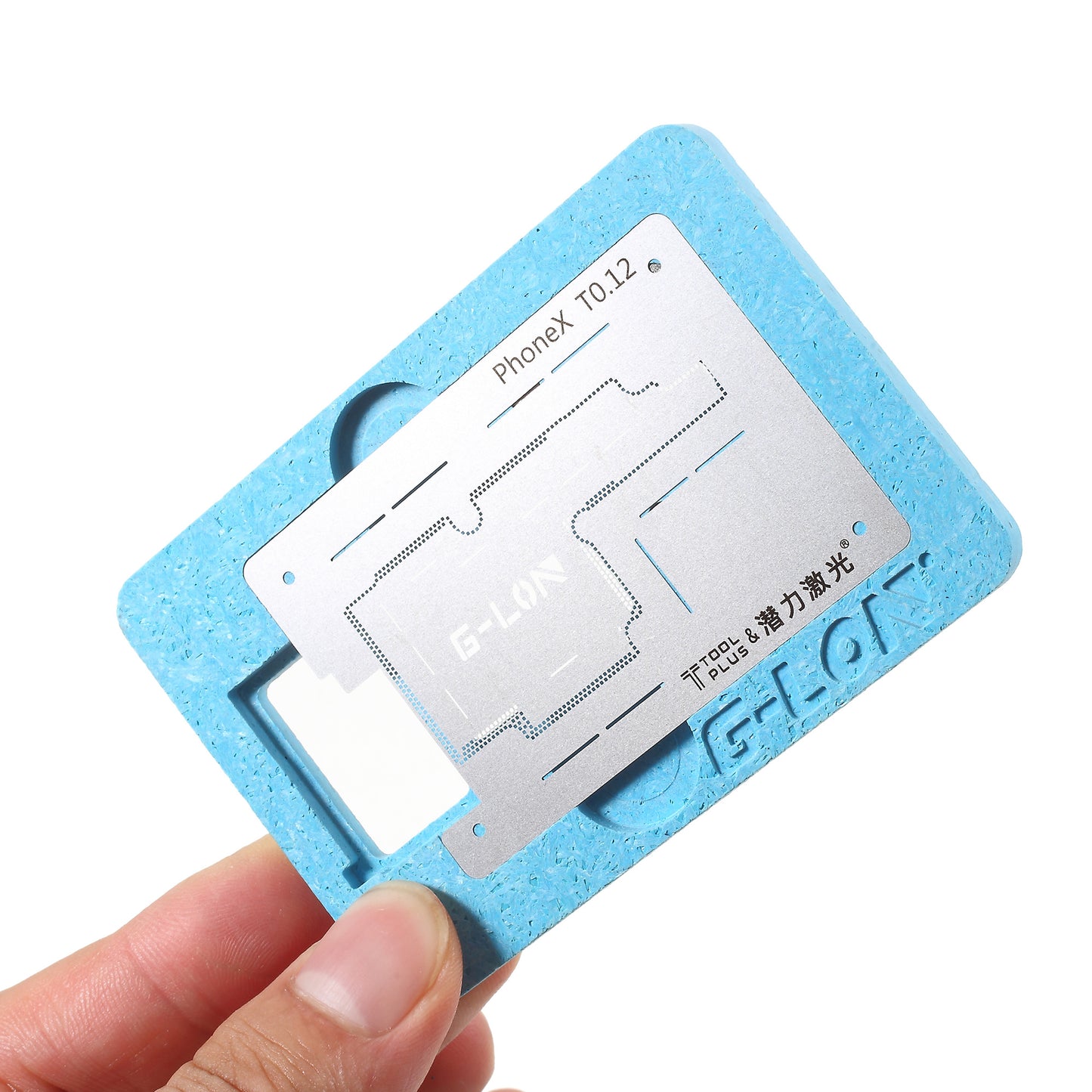 G-LON Locating Steel Net Magnetic Solder Tin Platform for iPhone X Motherboard and Connector BGA