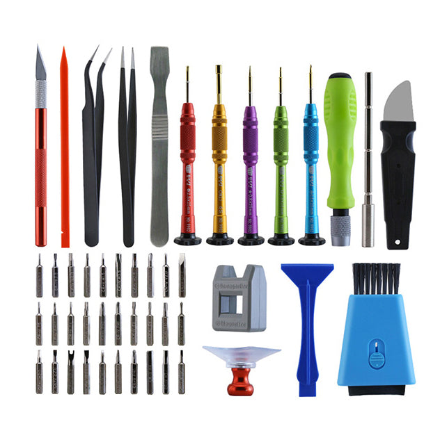 Uniqkart BST-116 48 in 1 Multi-purpose Phone Tablet Repair Tool Set with Tweezers Magnetizer Spudger etc