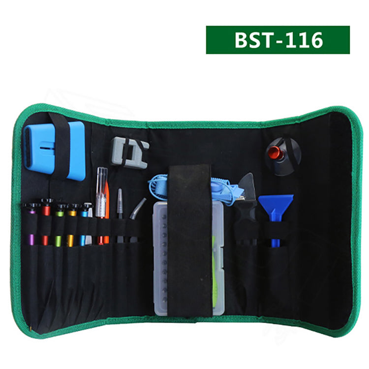 Uniqkart BST-116 48 in 1 Multi-purpose Phone Tablet Repair Tool Set with Tweezers Magnetizer Spudger etc