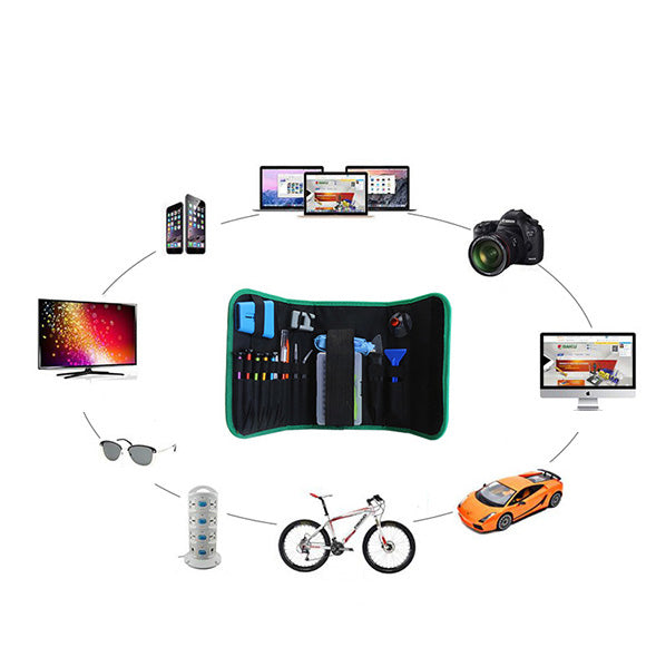 Uniqkart BST-116 48 in 1 Multi-purpose Phone Tablet Repair Tool Set with Tweezers Magnetizer Spudger etc