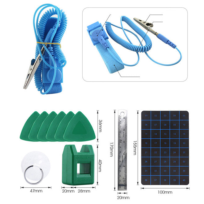 Uniqkart BST-118 67-in-1 Hand Tool Sets for iPhone / Xiaomi Smart Phones Repairing Tools Kit Bag