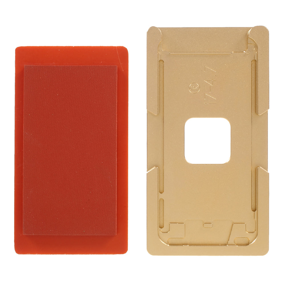 Uniqkart for iPhone 7 4.7 Front Screen Glass Lens with Frame Laminating Aligning Mould Kit