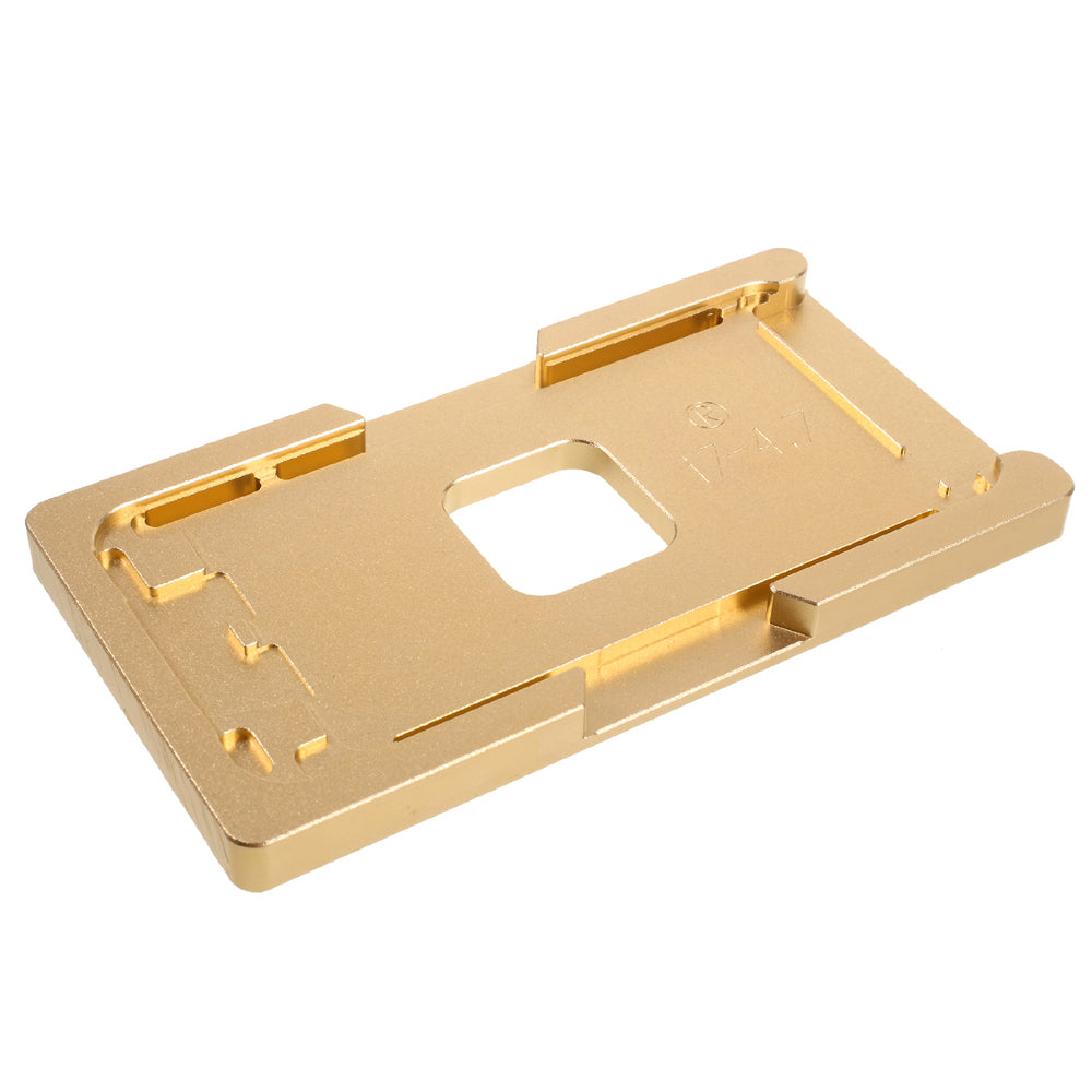 Uniqkart for iPhone 7 4.7 Front Screen Glass Lens with Frame Laminating Aligning Mould Kit