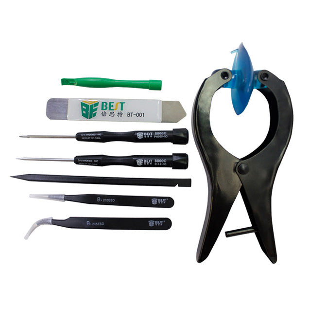 Uniqkart BST-609 8 in 1 Multi-function Phone Disassemble Opening Maintenance Tool Set