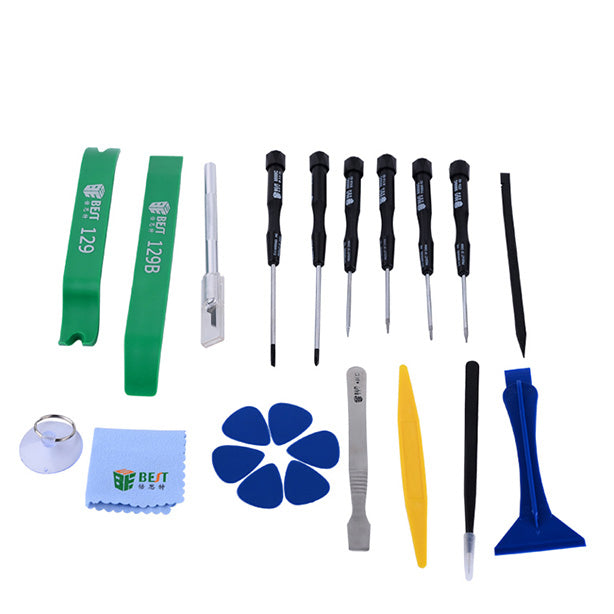 Uniqkart BST-112 22Pcs Cell Phone Repair Kit Opening Pry Tool Set