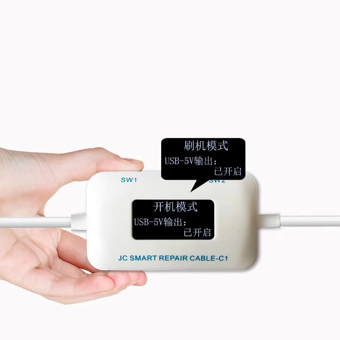 JC Smart Repair Cable-C1 Battery Charging Activation Board Power Supply Line for iPhone 8 Plus / 8 / 7 Plus / 7 / 6S Plus / 6S / 6 Plus / 6