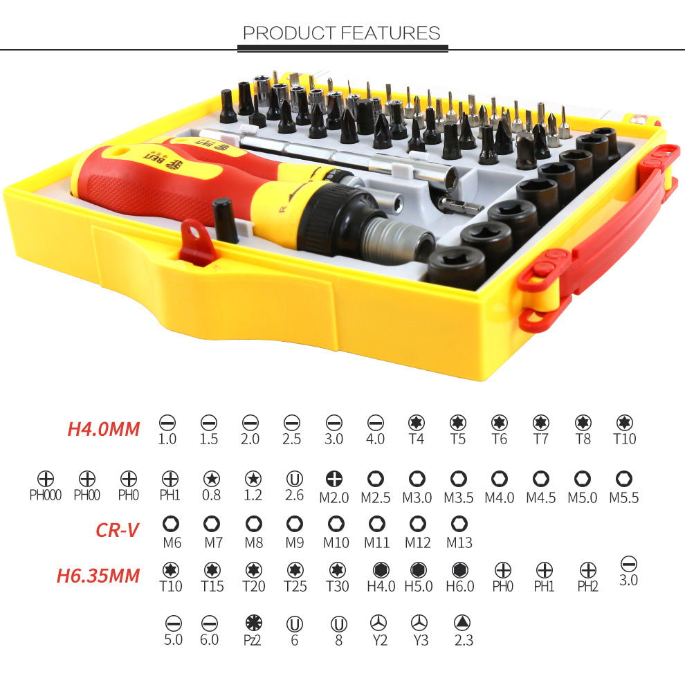 Uniqkart BST-2028B 62-in-1 Screwdriver Set Precise Screwdriver Tool Set