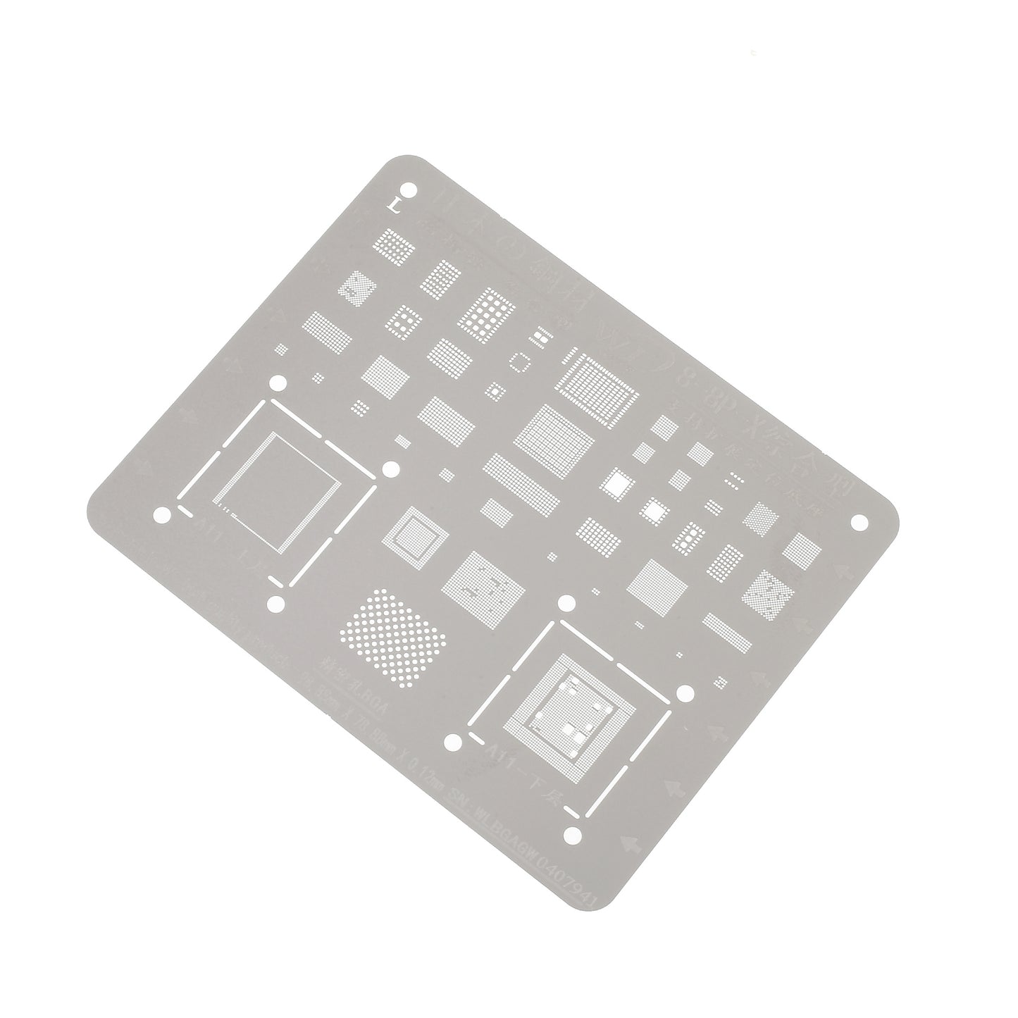 IC BGA Rework Reballing Stencil Templates for iPhone 8 4.7-inch / 8 Plus 5.5 inch