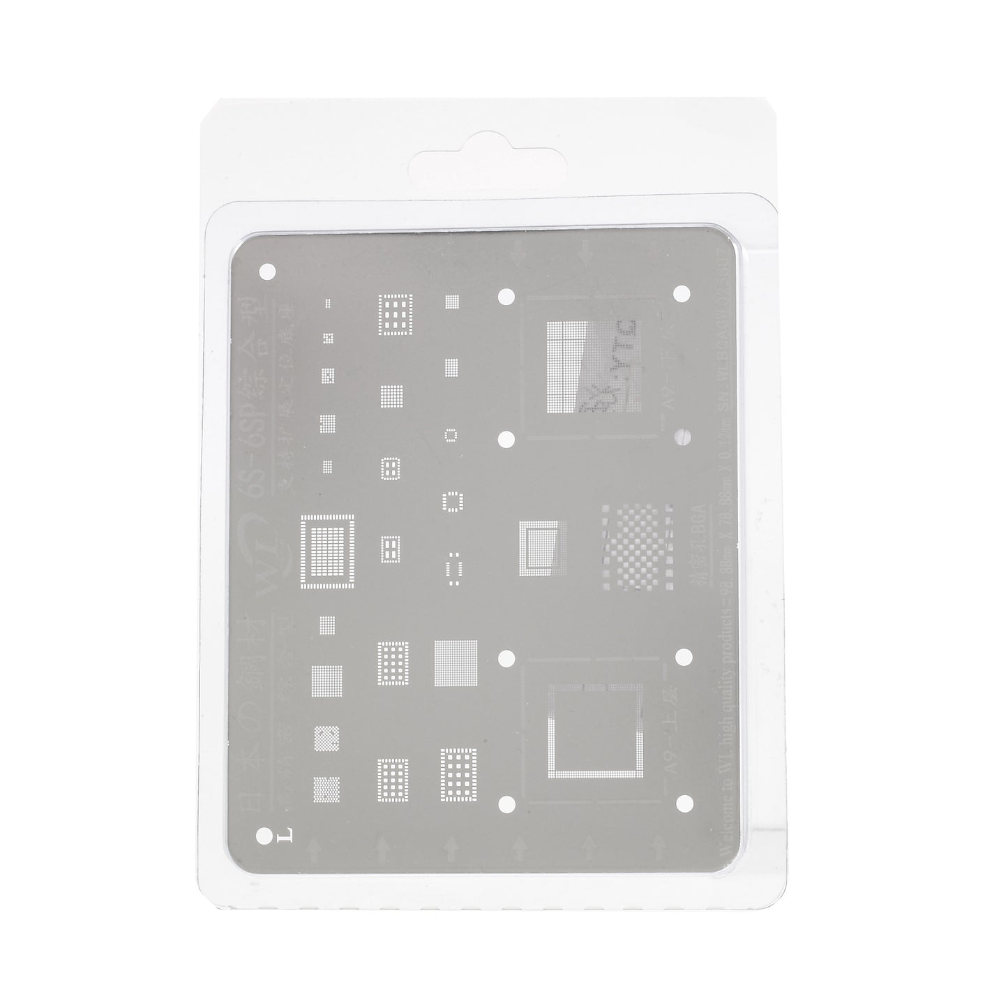 IC Repair BGA Rework Reballing Stencil Template for iPhone 6s 4.7-inch / 6s Plus 5.5 inch