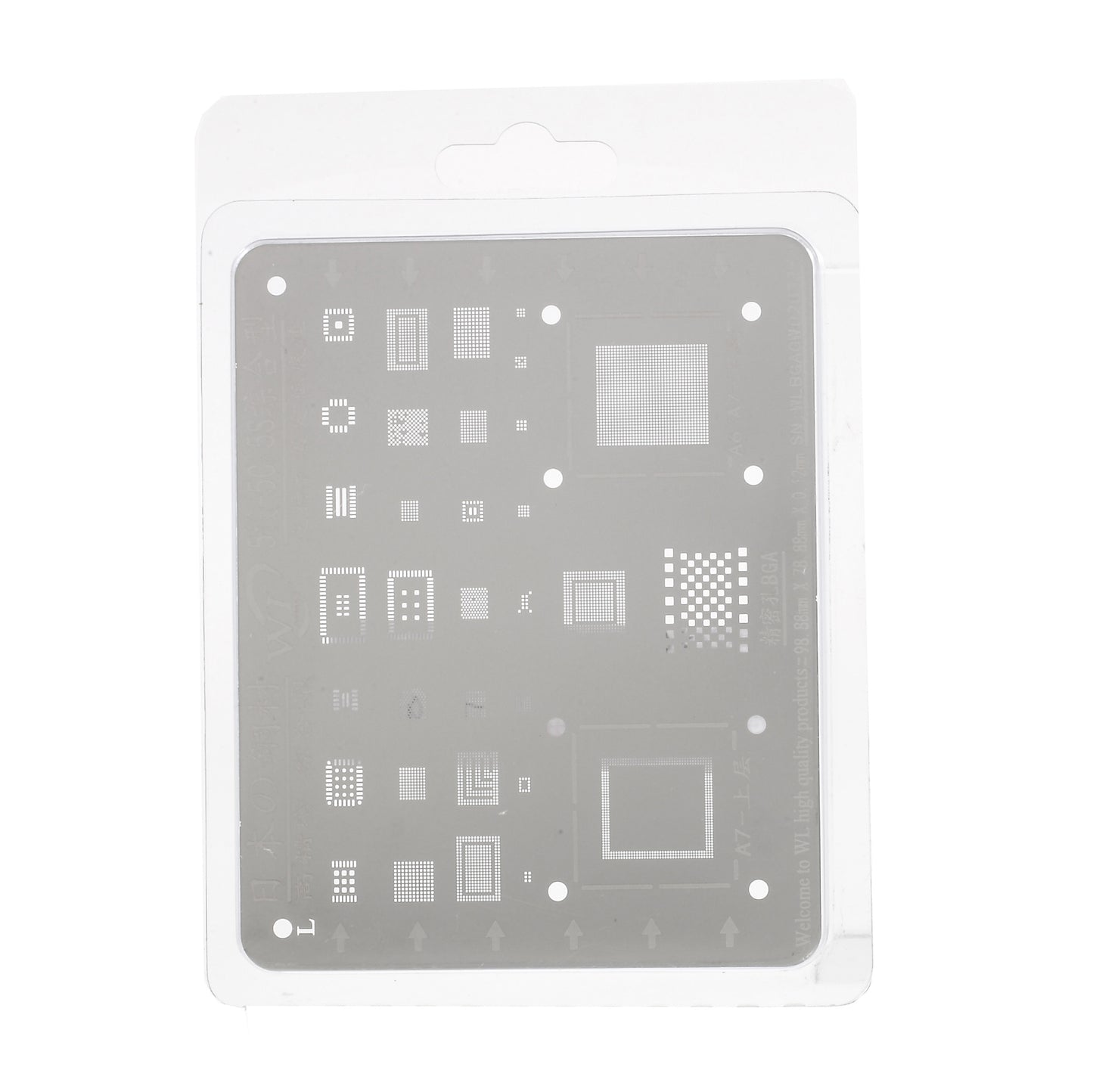 IC BGA Rework Reballing Stencil Templates for iPhone 5s / 5c