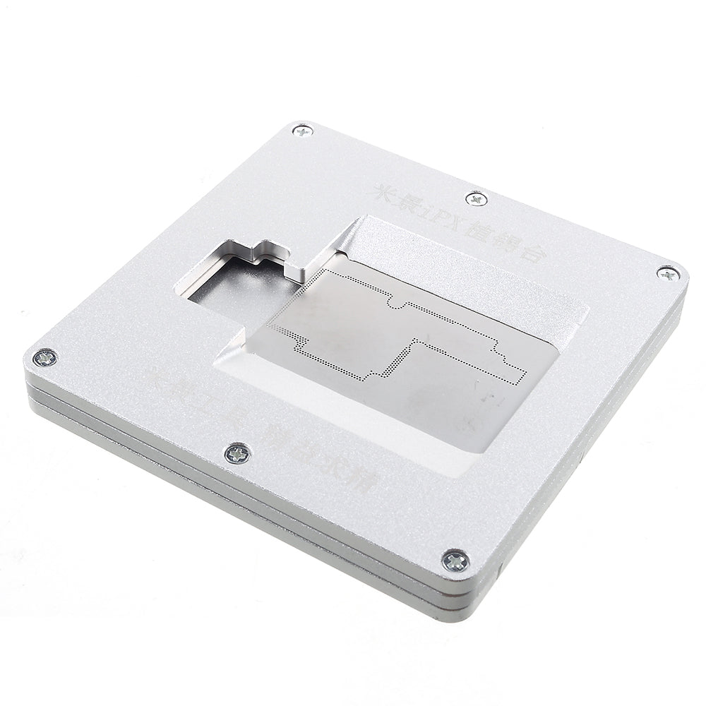 MIJING Tin-plated Stencil Fixed Platform BGA Reballing Motherboard Fixture Tool for iPhone X
