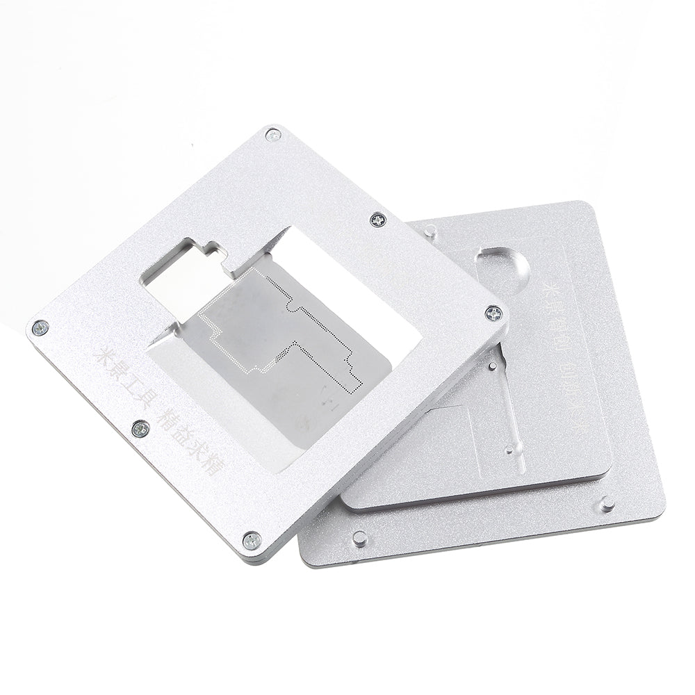 MIJING Tin-plated Stencil Fixed Platform BGA Reballing Motherboard Fixture Tool for iPhone X
