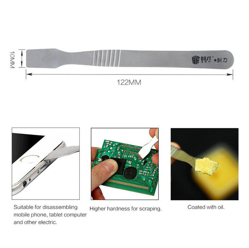 Uniqkart 201 Stainless Steel Scraper Soldering Assist Tool
