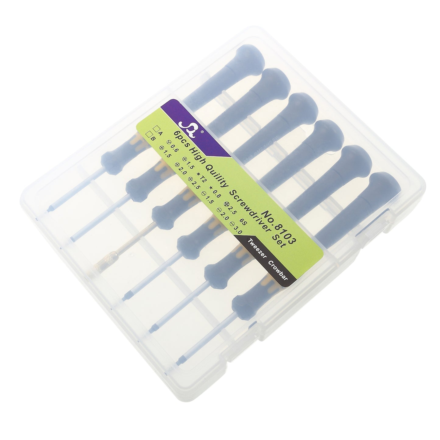 6 in 1 Precision Magnetic Screwdriver Set Repair Tools Kit