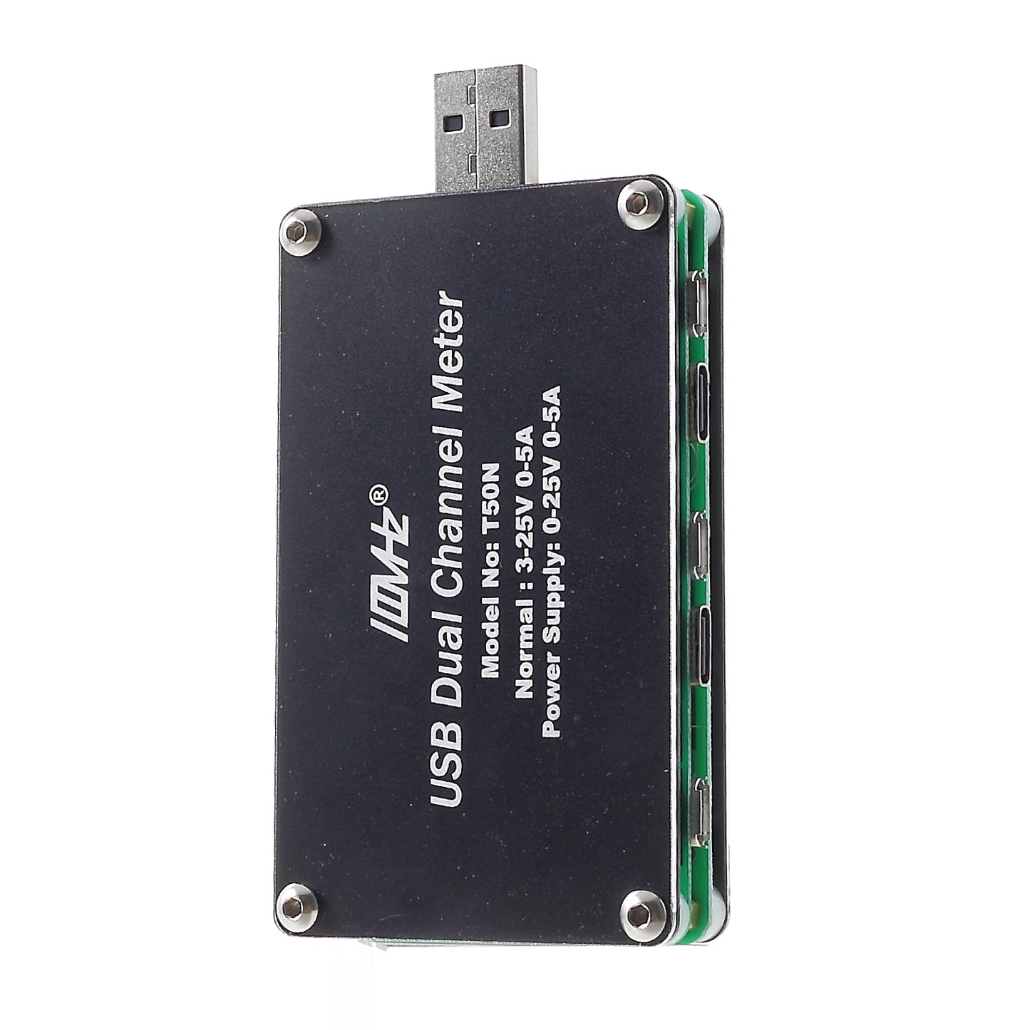 T50N USB Dual channel Power Monitor PD QC3.0 QC2.0 Tester Meter Voltage Current Capacity Table