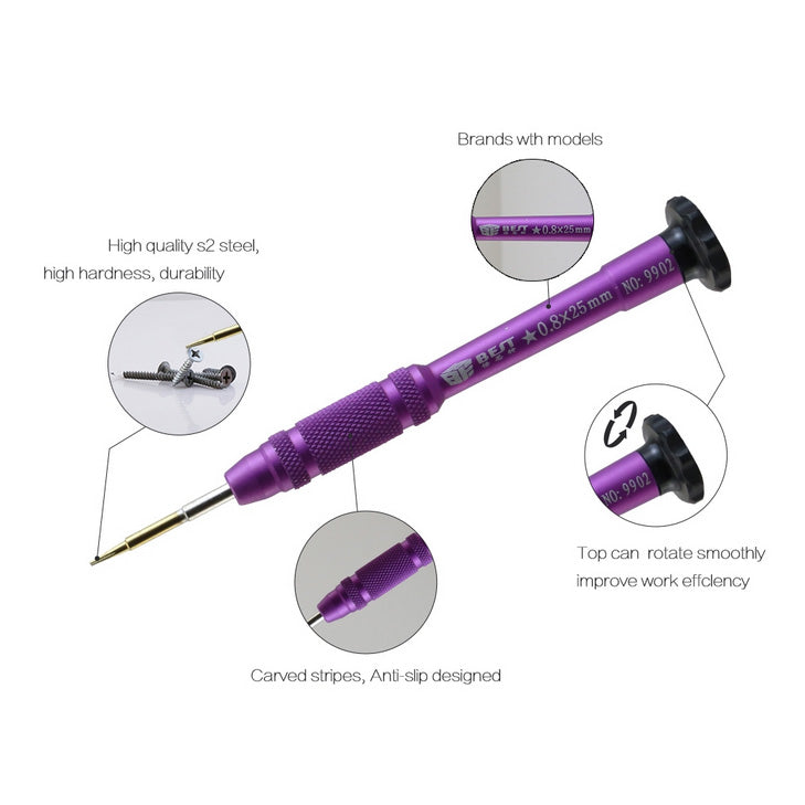 Uniqkart BST-9902S 5 in 1 Precision Metal Screwdriver Set for iPhone 7/7 Plus/8/8 Plus/X/XS/XR/XS Max