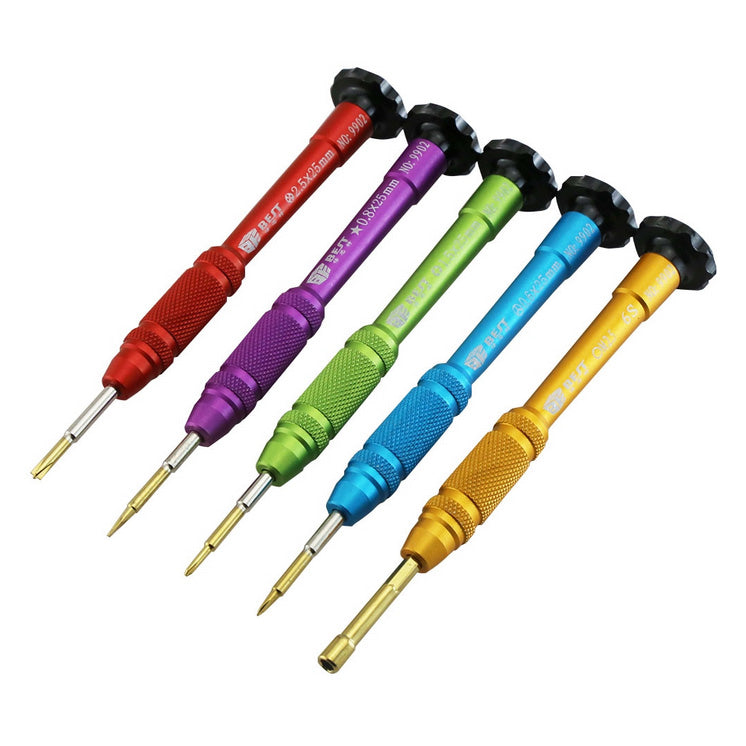Uniqkart BST-9902S 5 in 1 Precision Metal Screwdriver Set for iPhone 7/7 Plus/8/8 Plus/X/XS/XR/XS Max