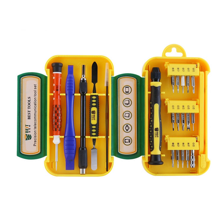 Uniqkart BST-8923 21Pcs Cell Phone Repair Kit Screwdriver Opening Pry Tool Set