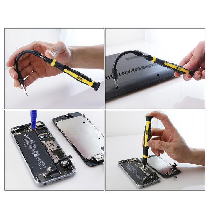 Uniqkart BST-8923 21Pcs Cell Phone Repair Kit Screwdriver Opening Pry Tool Set