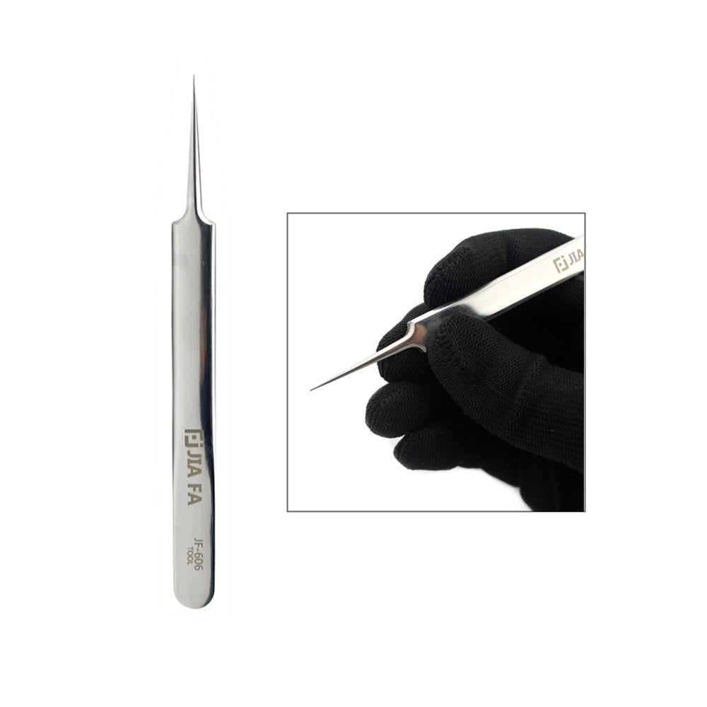 JF-606 Multi-purpose Stainless Steel Sharp Fine Point Tweezer