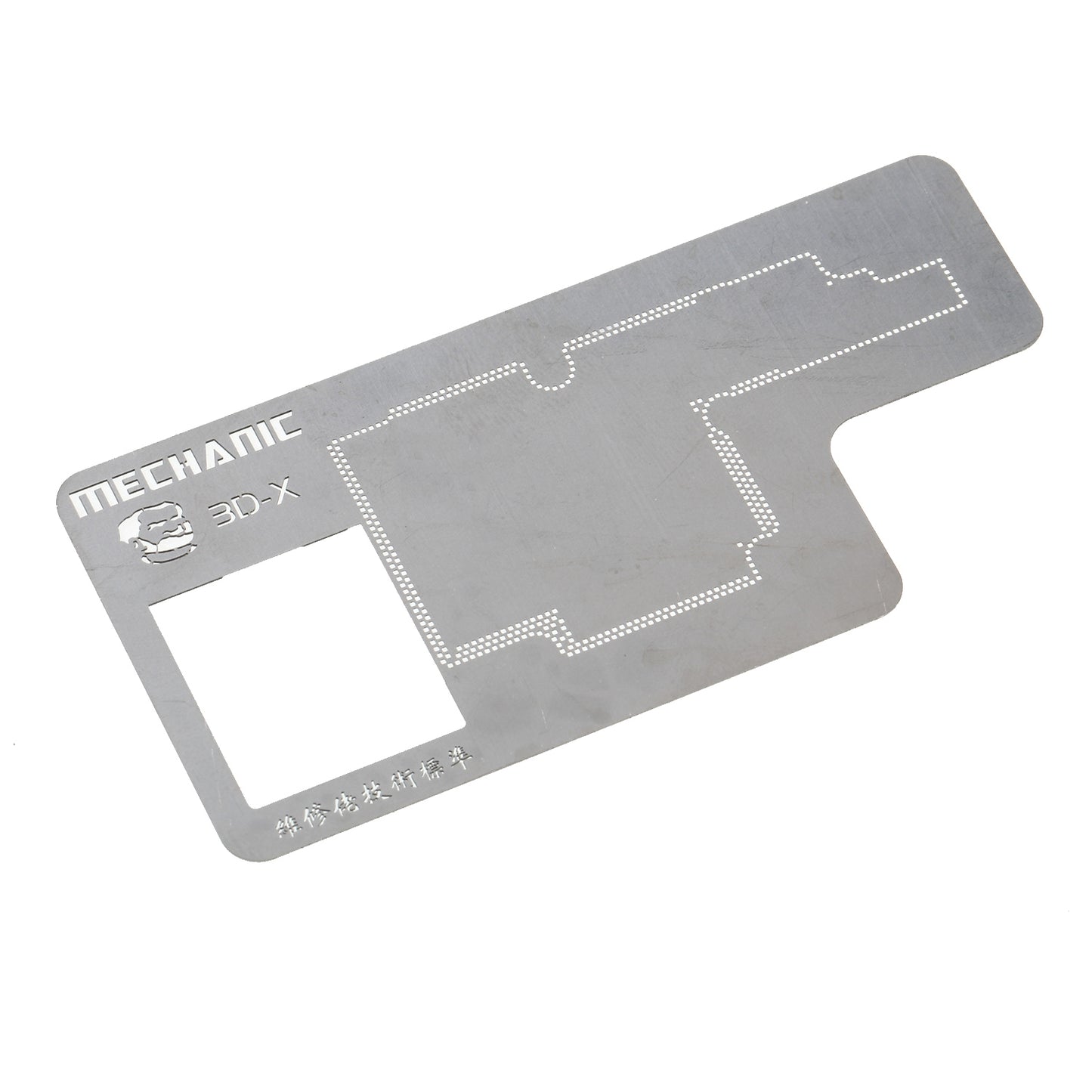 Mechanic 3D Groove BGA Reballing Stencil Postitioning Slot Plate Tin Fixture for iPhone X