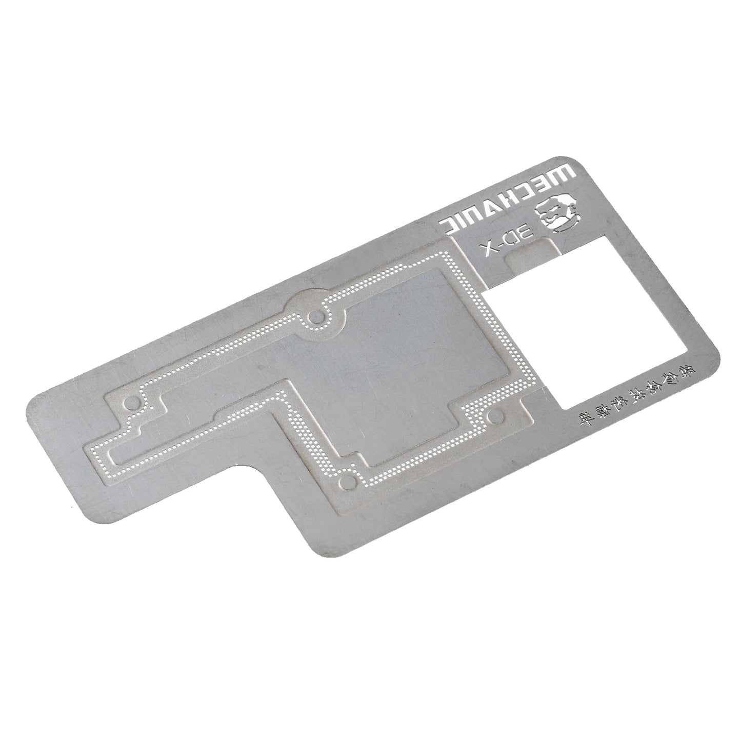Mechanic 3D Groove BGA Reballing Stencil Postitioning Slot Plate Tin Fixture for iPhone X