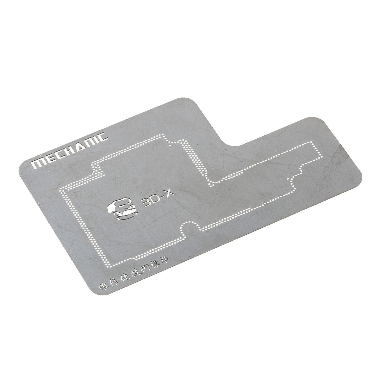 Mechanic 3D Groove BGA Reballing Stencil Postitioning Slot Plate Tin Fixture for iPhone X