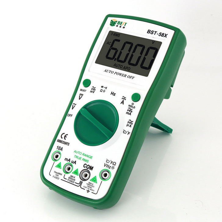 Uniqkart BST-58X Automatic Digital Multimeter Intelligent 6000 Counts AC/DC Voltage Current Test Tool