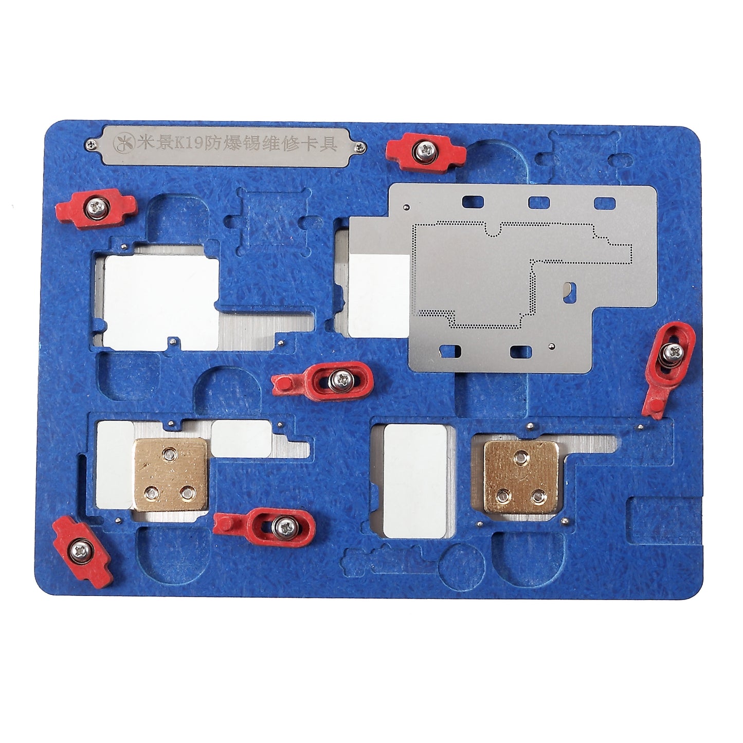 Uniqkart K19 Motherboard Fixture Tool Explosion-proof Cooling Tin Platform for iPhone X
