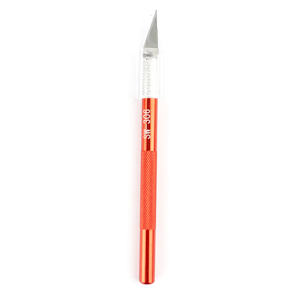Professional Metal Art Knife Anti-slip Handle - Red