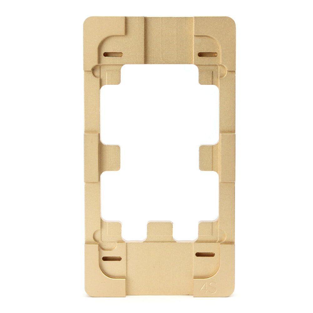 Aluminum Alloy Front Screen LCD Outer Glass Lens Repair Gluing Mold Tool for iPhone 4s / 4