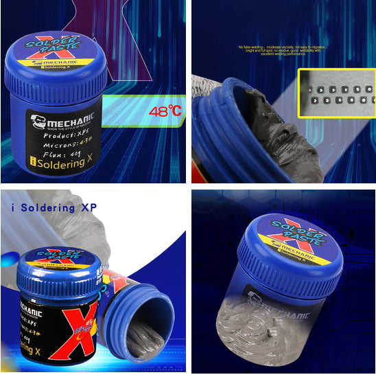 Mechanic 42g Solder Welding Paste for iPhone XS/XR/XS Max/X 148 Degree Low Temperature