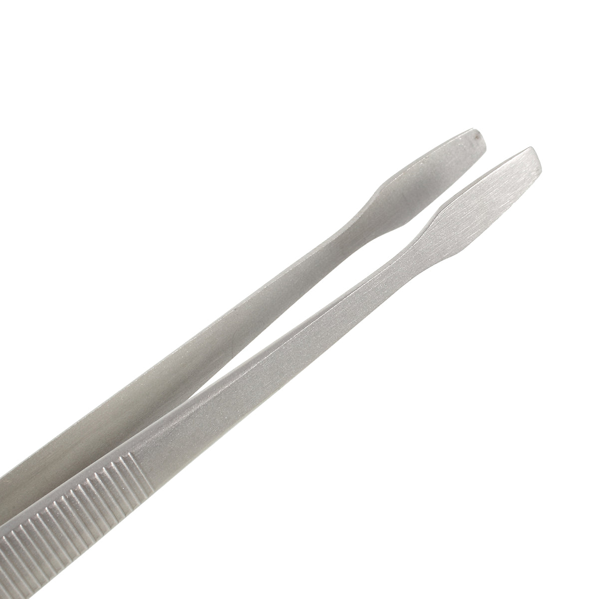 Aaa-16 High Precision Stainless Steel Flat Tweezers Repair Tool - Silver