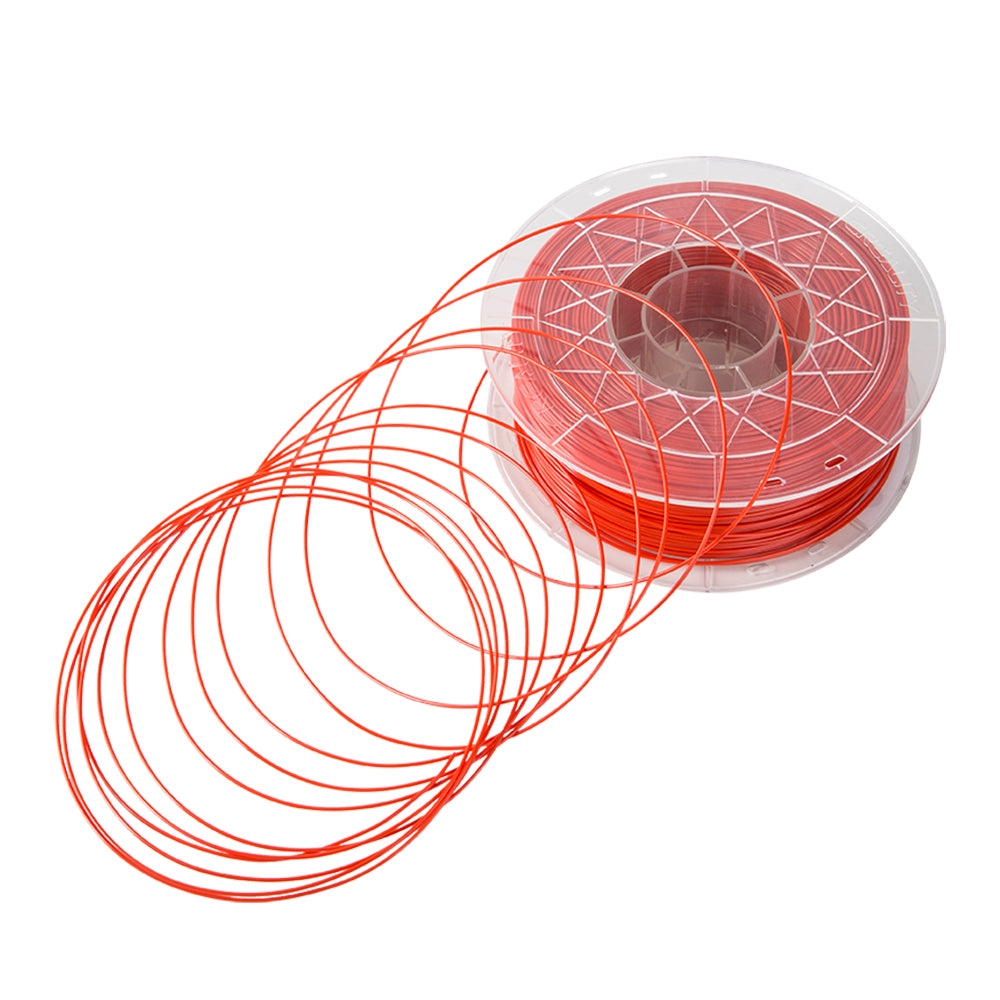 1.75mm ABS 3D Printer Filament, Length: 3.2M - Red