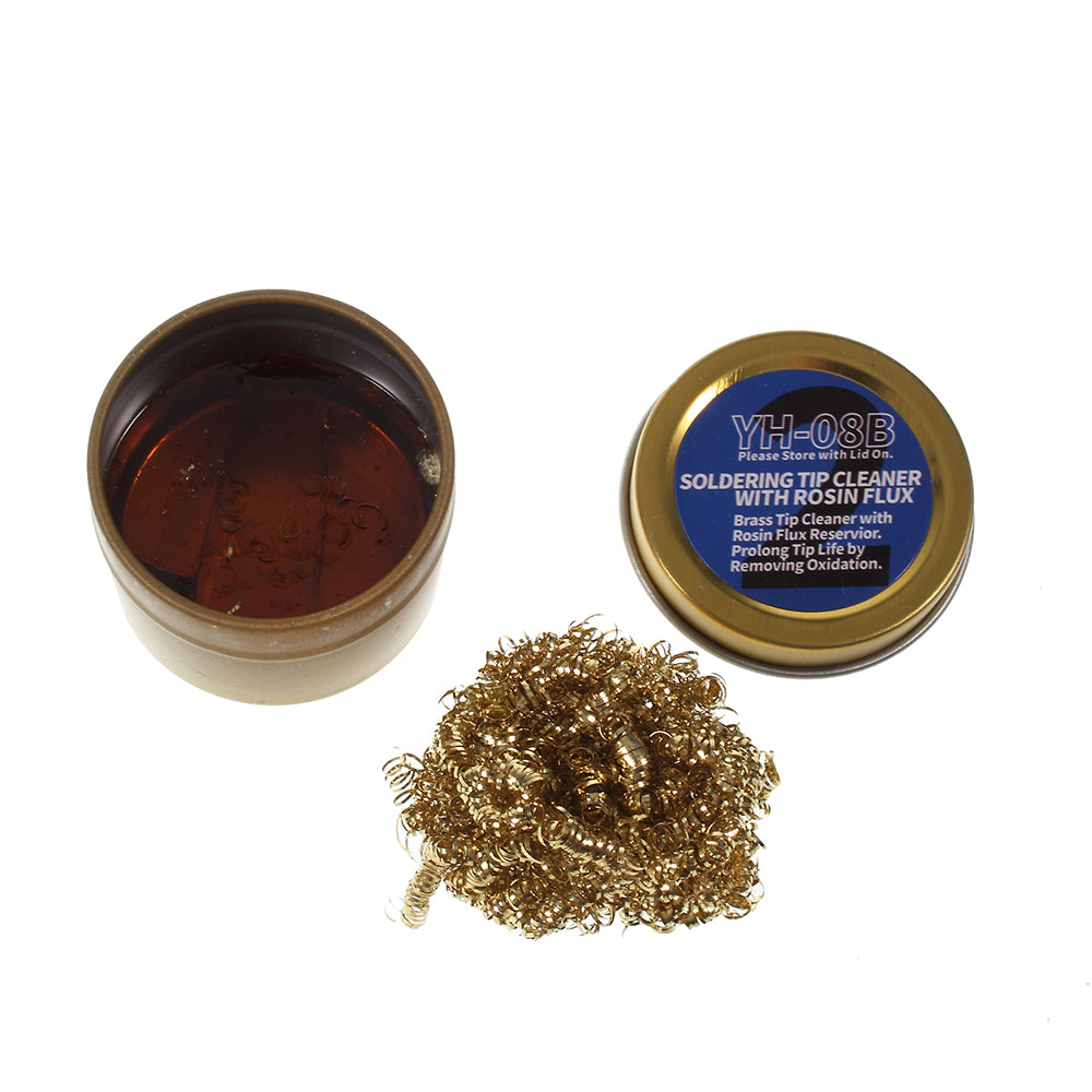 YH08B Brass High Rosin Flux Tools Soldering Iron Tip Cleaner Welding